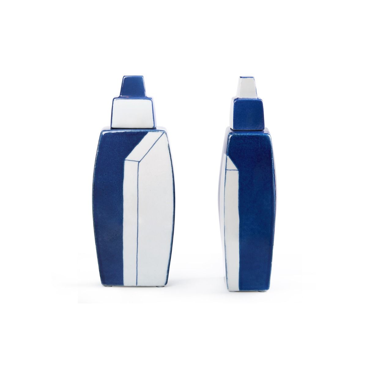 Villa & House Mid - Century Inspired Morandi Porcelain Vase Set of Two
