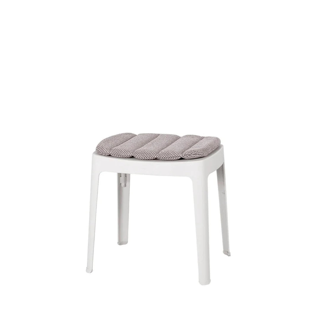Cane-line Modern Stackable Cut Stool for Indoor and Outdoor Use