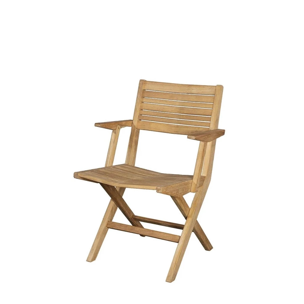 Cane-line High - quality Flip Folding Teak Armchair for Outdoor Use