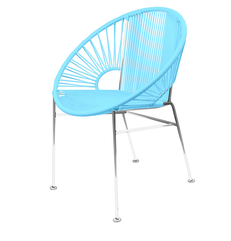 Modern Innit Concha Dining and Café Chair with Chrome Frame