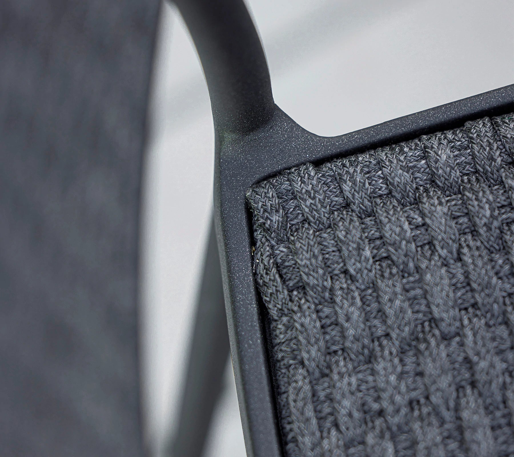 Cane-line Less Modern Stackable Aluminium Armchair with French Weave