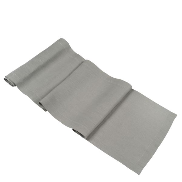 Huddleson Contemporary Luxury Italian Linen Table Runner for Elegant Dining