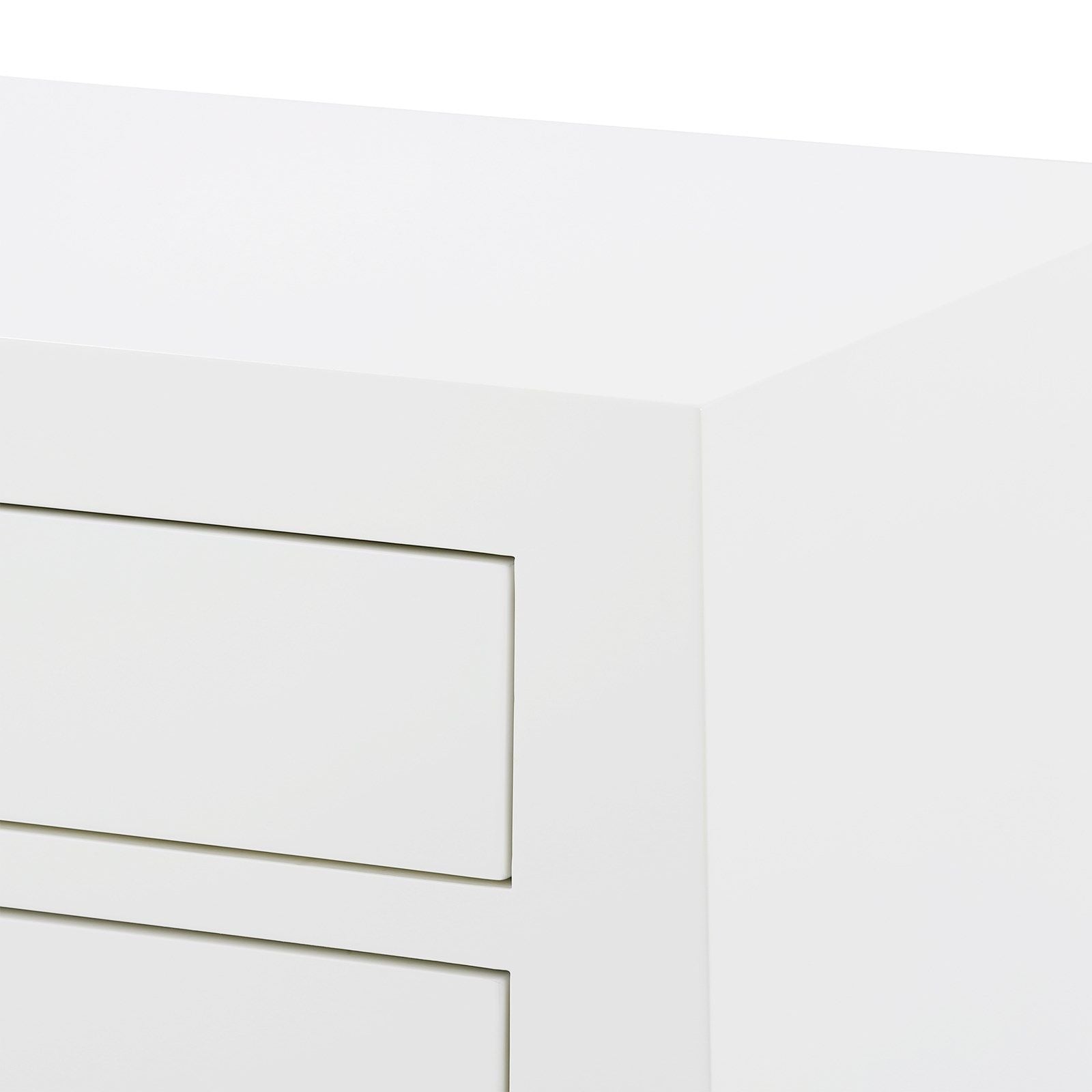 Villa & House Jacqui Three-Drawer Modern Side Table for Elegant Room Decor