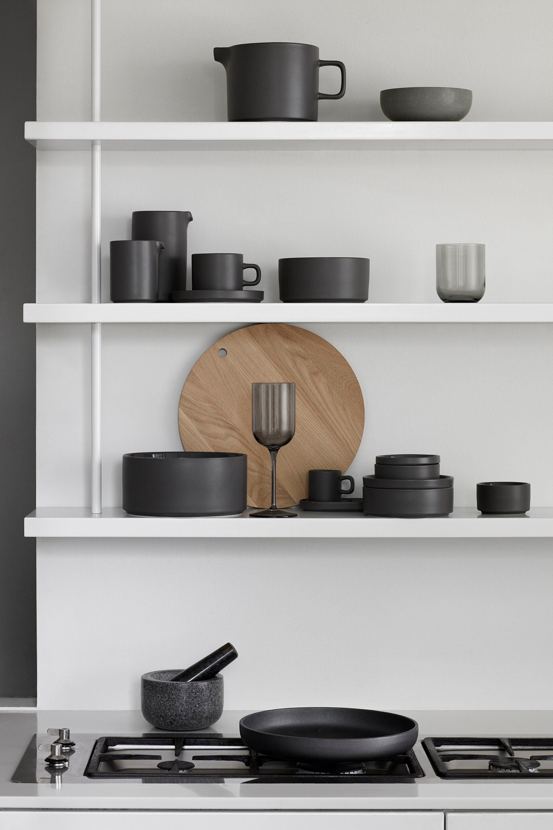 Blomus 5.5-inch Pilar Stoneware Plate Set of 4 in Multiple Colors
