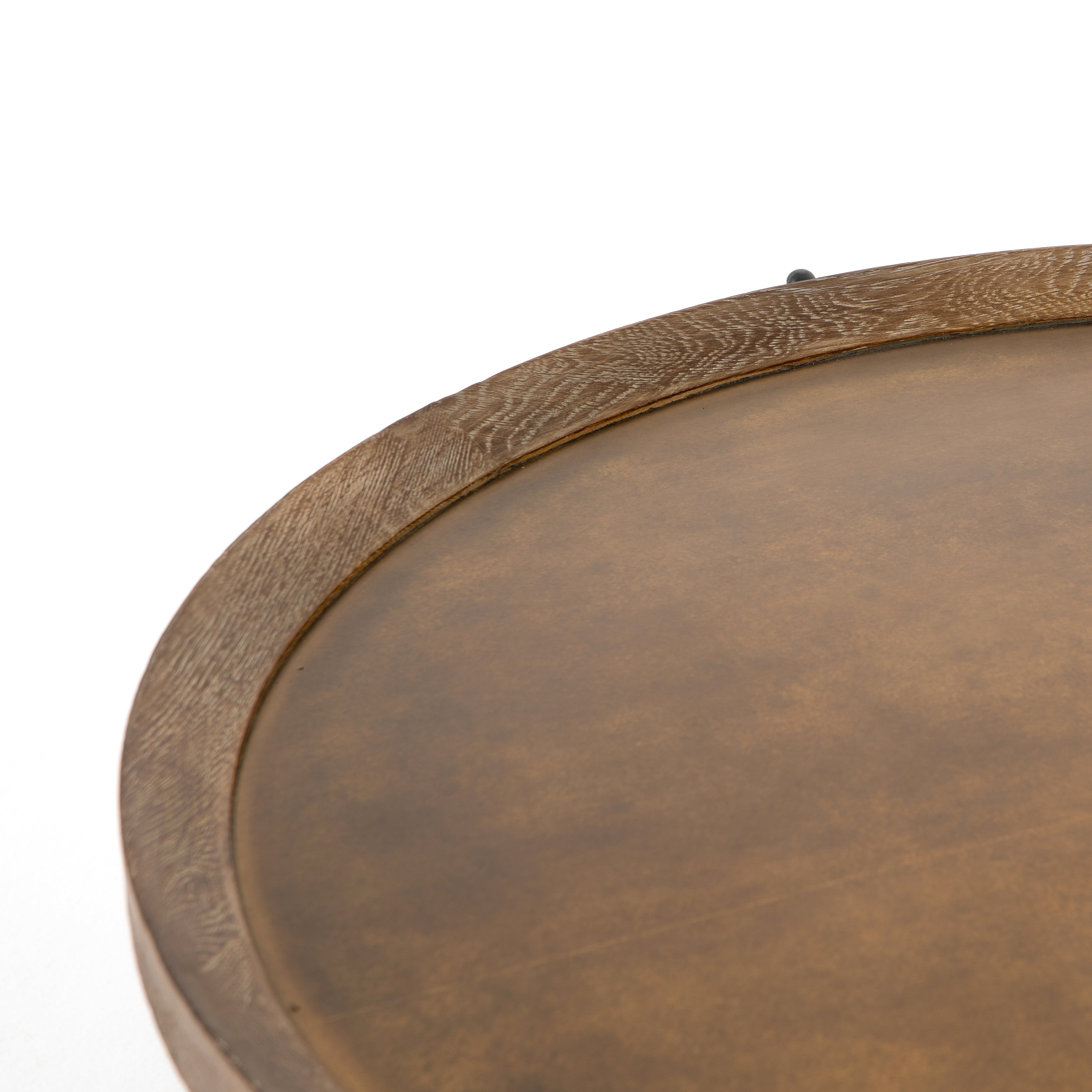 Stylish Four Hands Nathaniel Industrial-Style Coffee Table for Living Rooms
