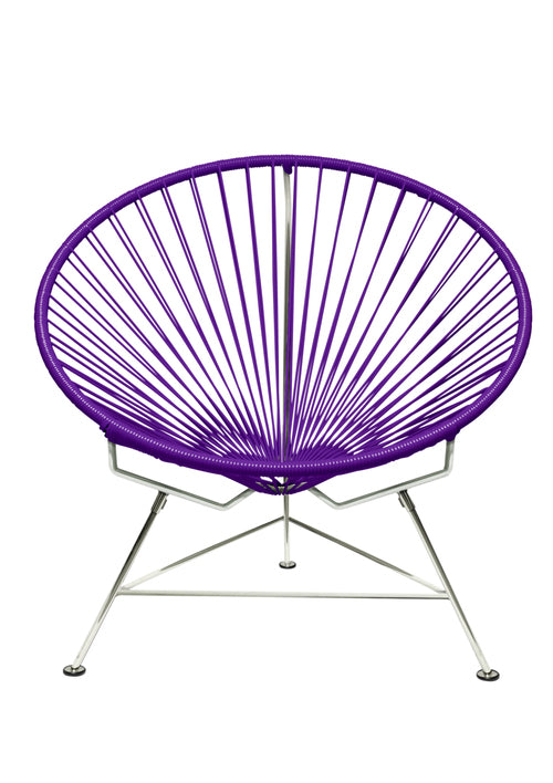 Stylish Chrome-Frame Innit Lounge Chair for Indoor & Outdoor Use