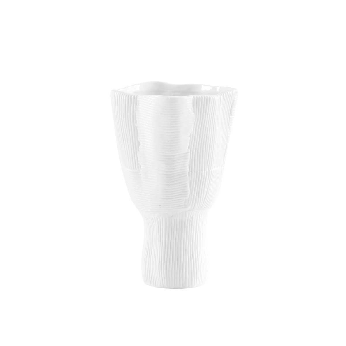 Villa & House Contemporary Krissa Porcelain Vase for Tabletop Decor