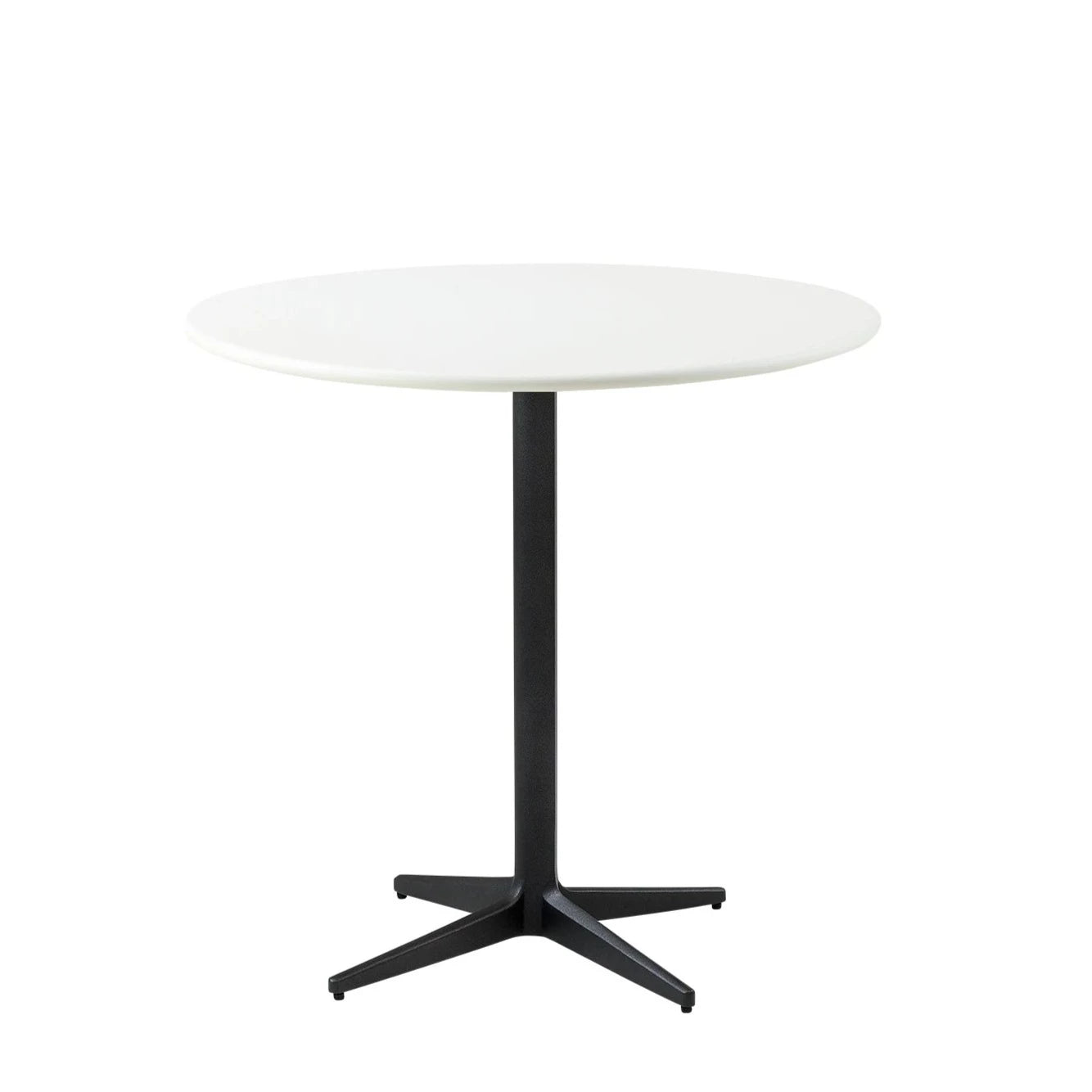Stylish Cane-line Round Drop Café Table, 80cm Diameter