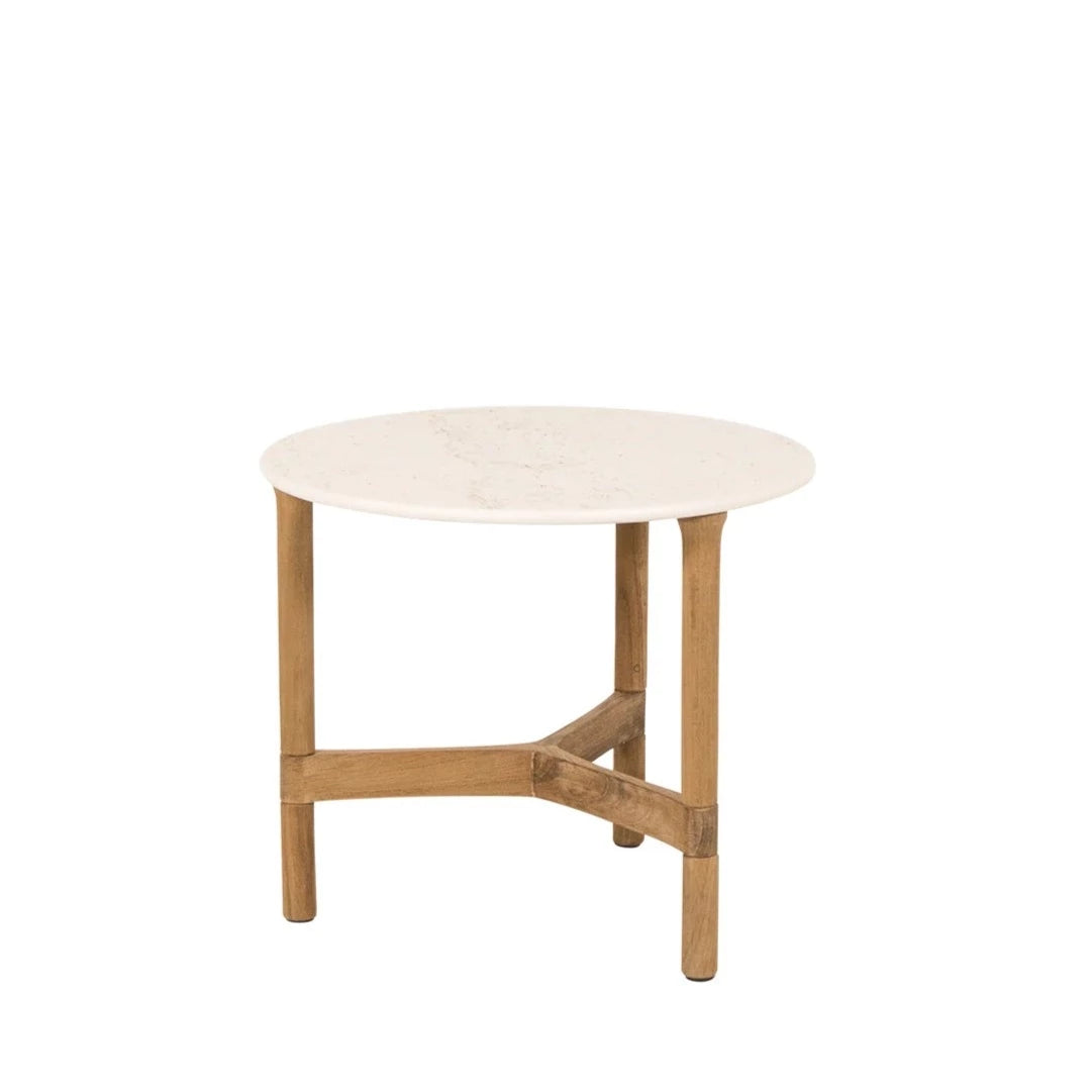 Small-Sized Cane-line Twist Teak Outdoor Coffee Table