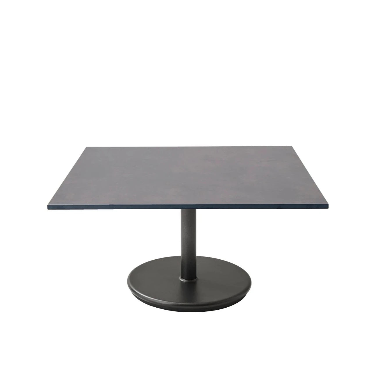 Small Base Square 75cm Cane-line Go Outdoor Coffee Table for Elegant Spaces