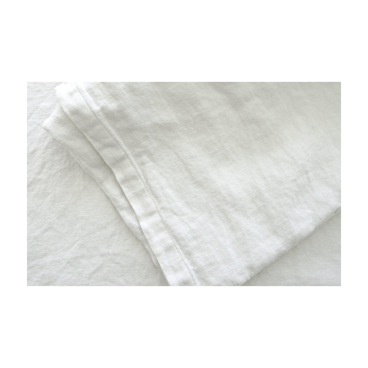 New York-Designed 55% Linen 45% Cotton Soft Flat Sheet