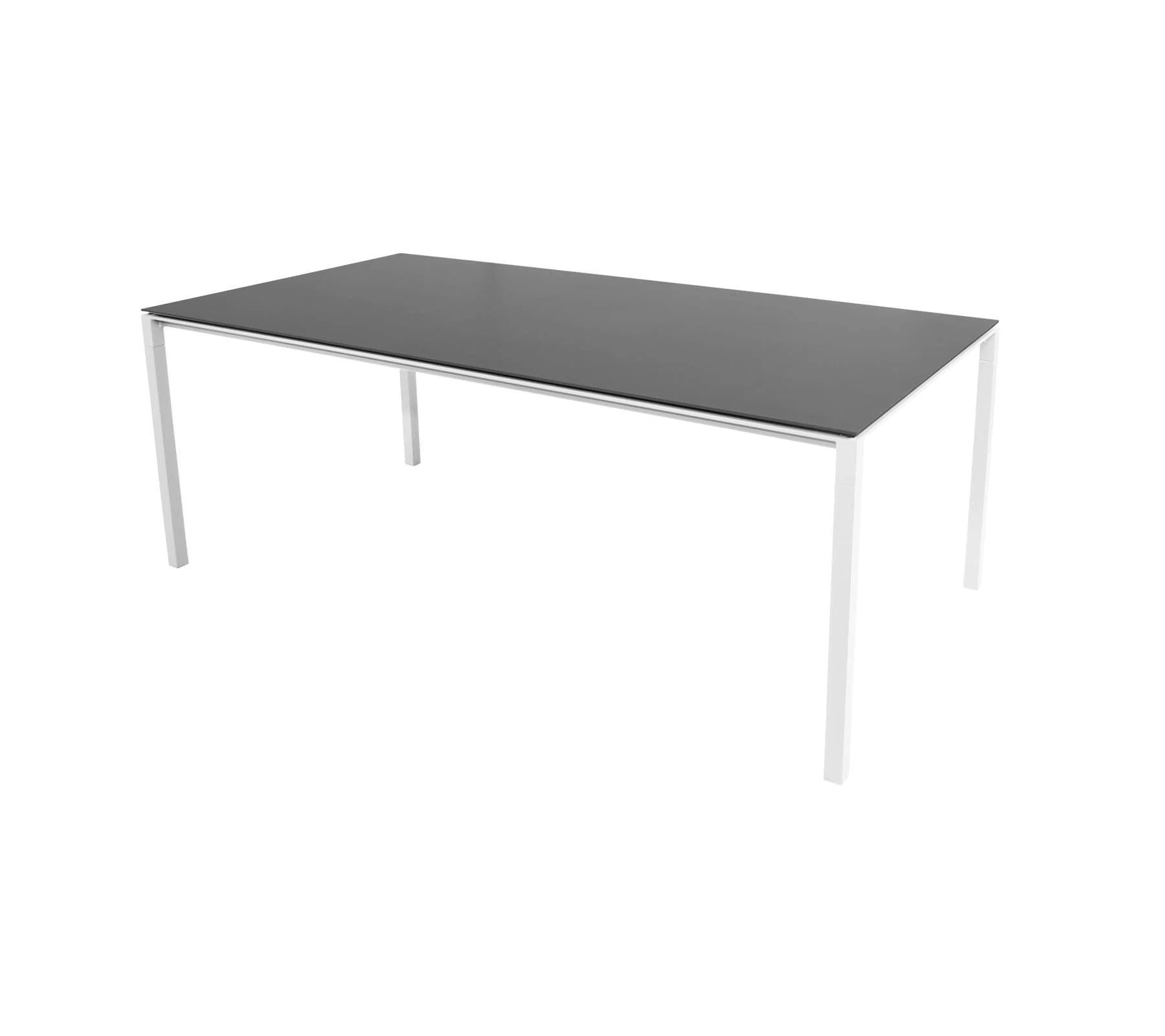 Cane-line 200x100cm Pure Ceramic Dining Table with Aluminum Frame