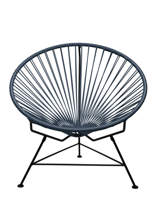 Stylish Black Frame Innit Lounge Chair for Indoor and Outdoor Use