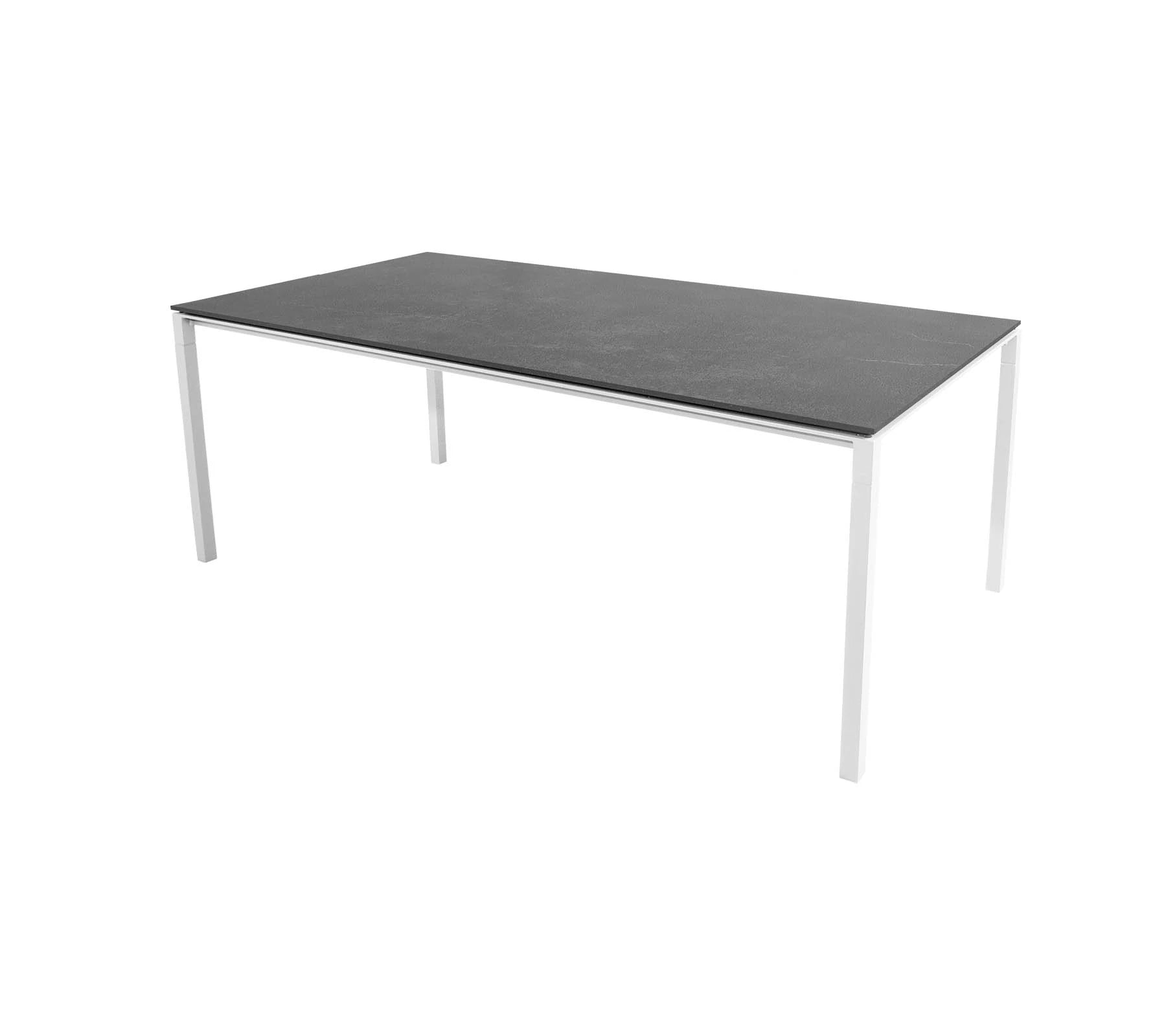 Cane-line 200x100cm Pure Ceramic Dining Table with Aluminum Frame