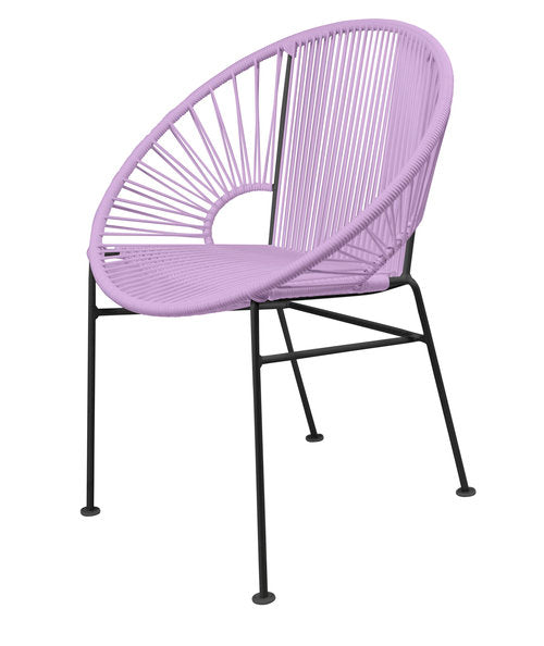 Stylish Black Frame Innit Concha Chair for Dining, Café, and More