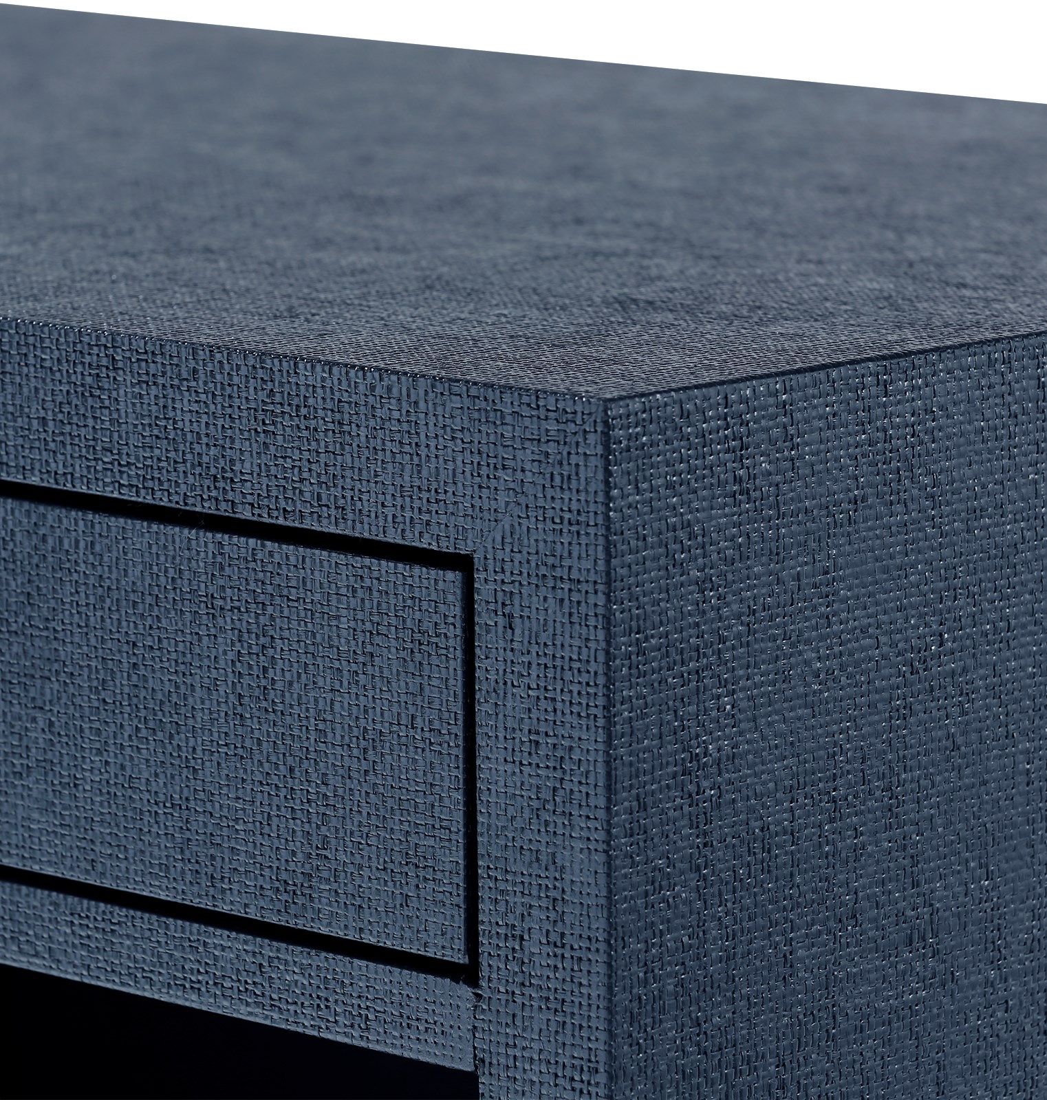 Villa & House Frances 2-Drawer Luxury Side Table in Navy, Black or White