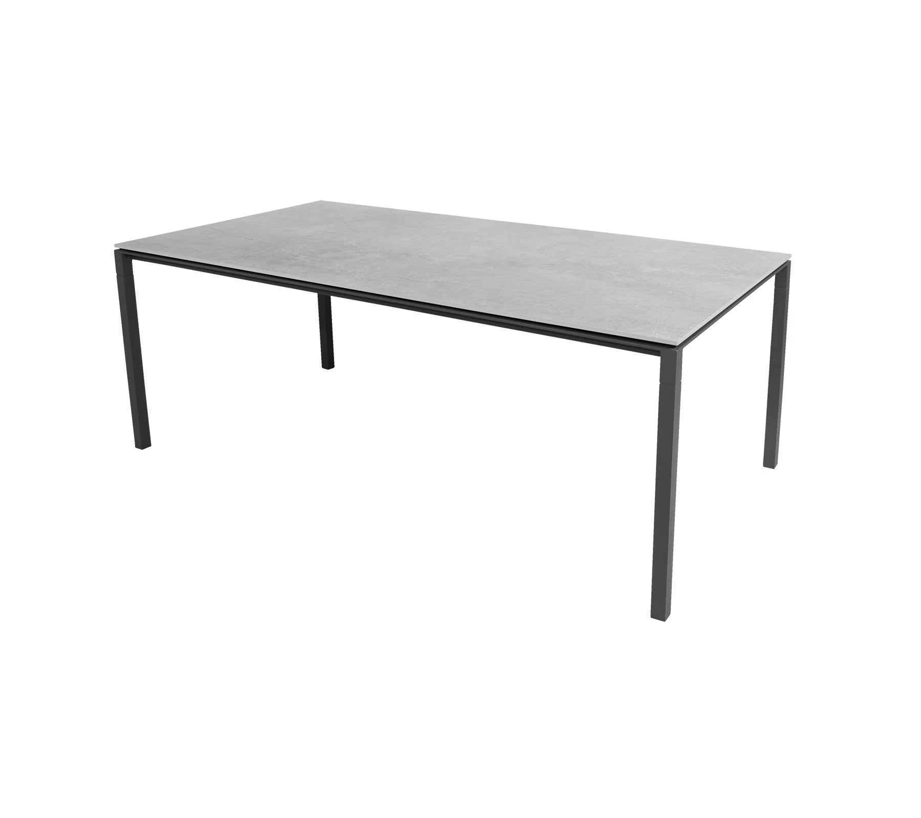Cane-line 200x100cm Pure Ceramic Dining Table with Aluminum Frame