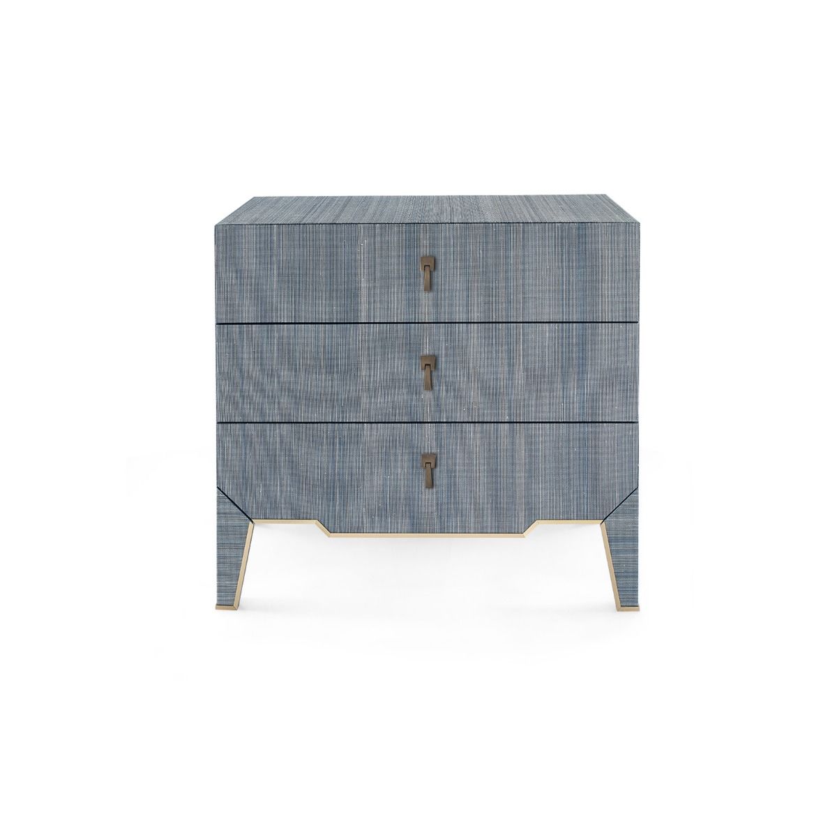 Villa & House Madeline Stylish 3-Drawer Side Table for Bedroom, Living Room, and Study