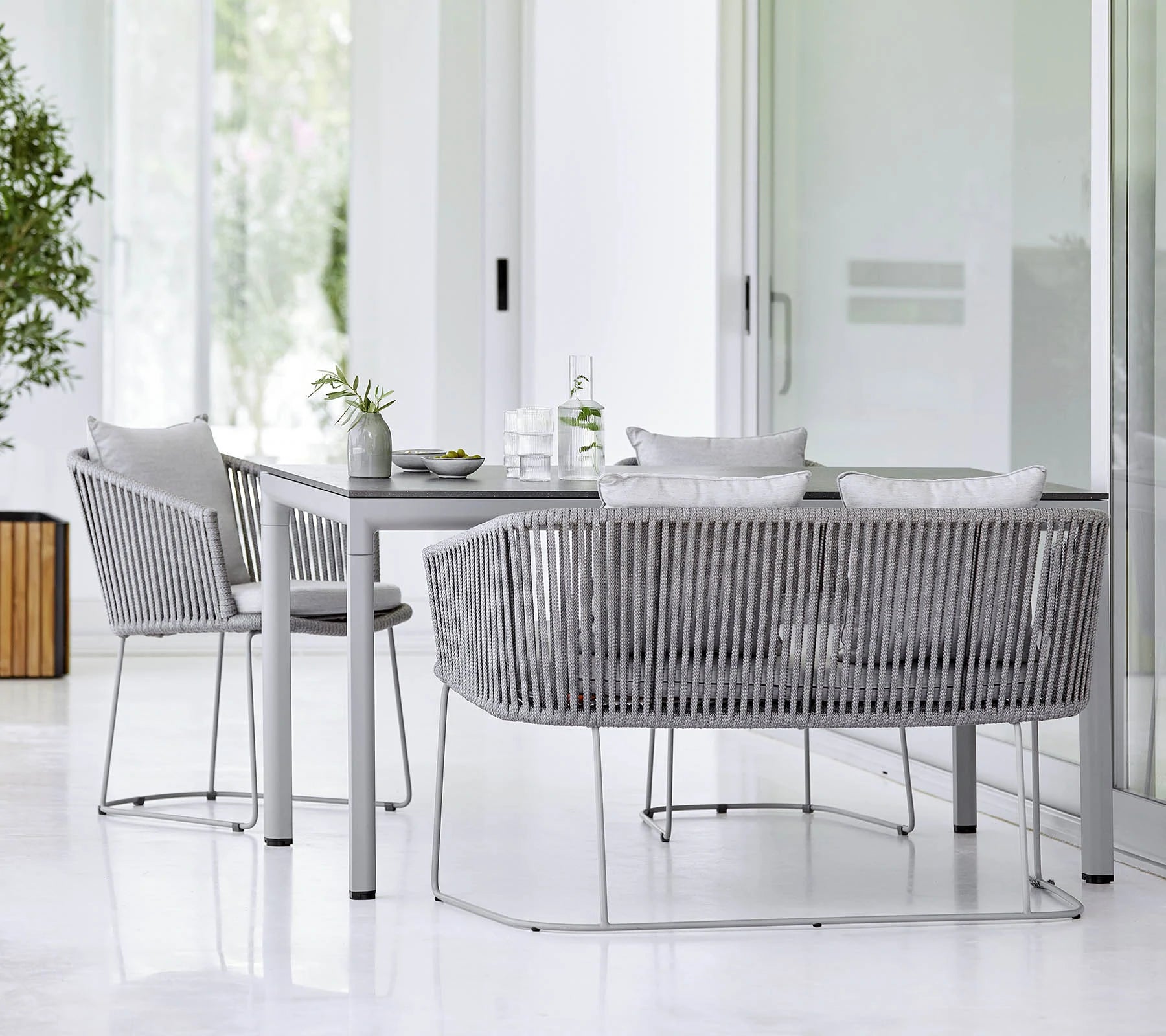 Cane-line 150x90cm Drop Outdoor Table for Elegant Patio Settings
