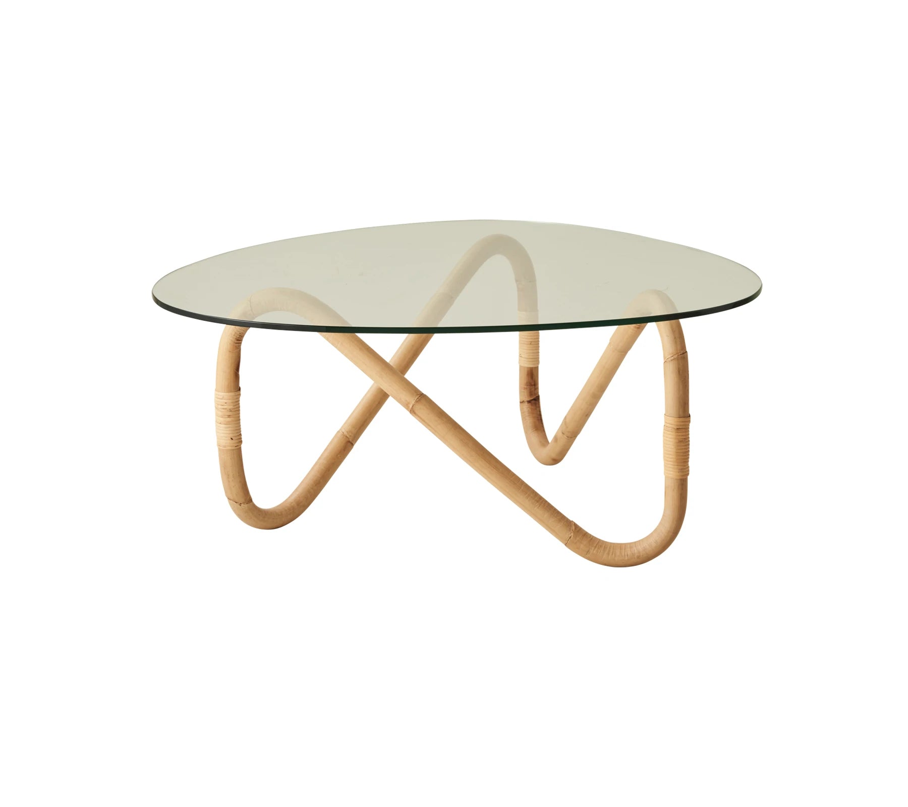 Stylish Cane-line Wave Indoor Coffee Table with Retro Look