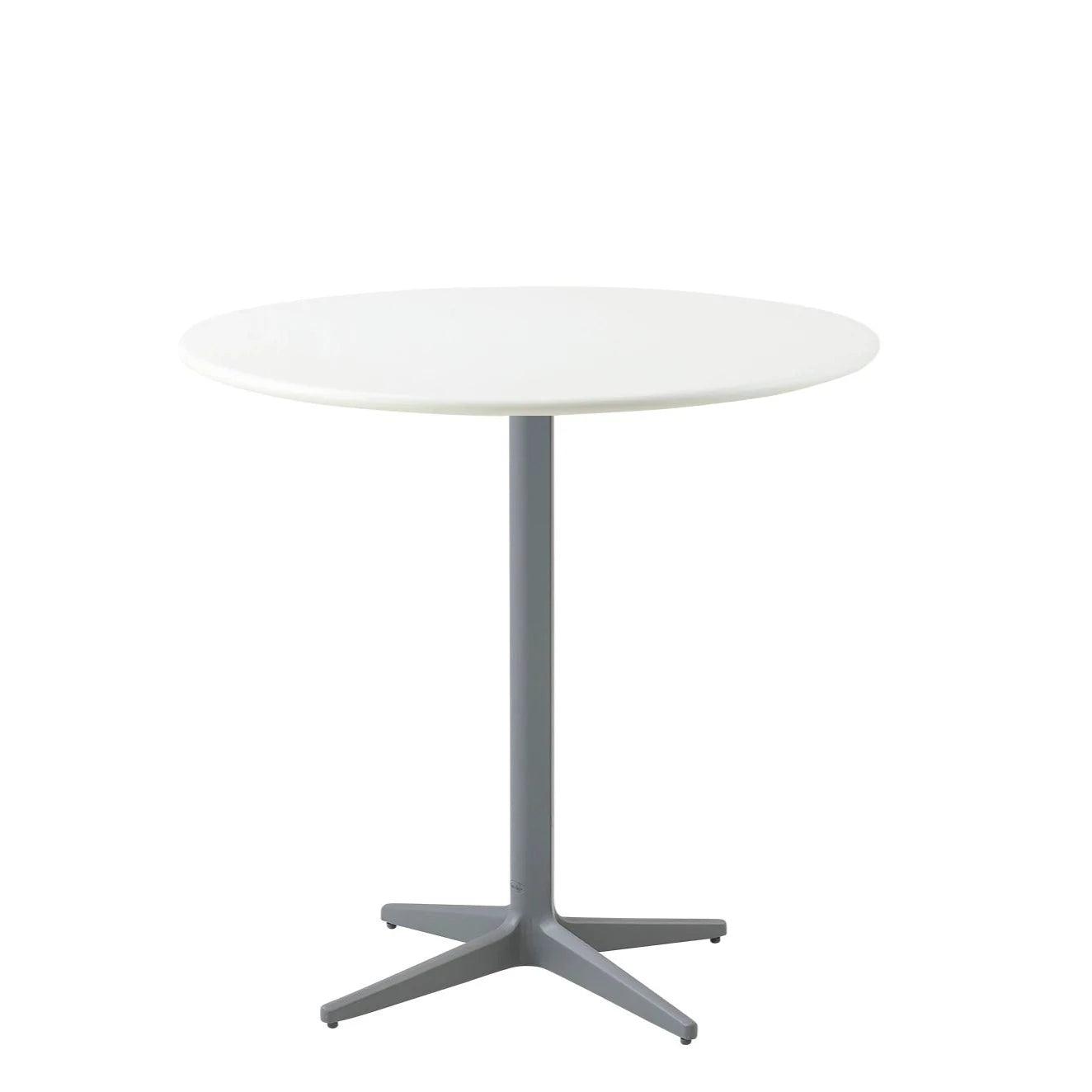 Stylish Cane-line Round Drop Café Table, 80cm Diameter