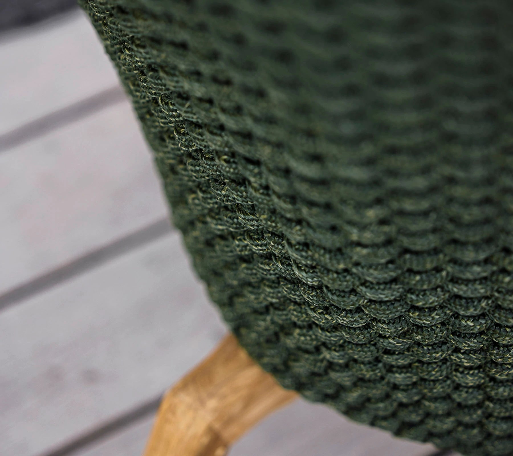 Cane-line Outdoor Peacock Lounge Chair Crafted with Soft Rope