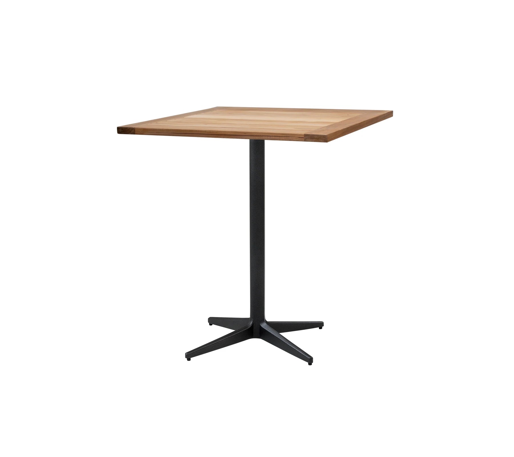 Cane-line Square Drop Café Table Crafted from Certified Teak