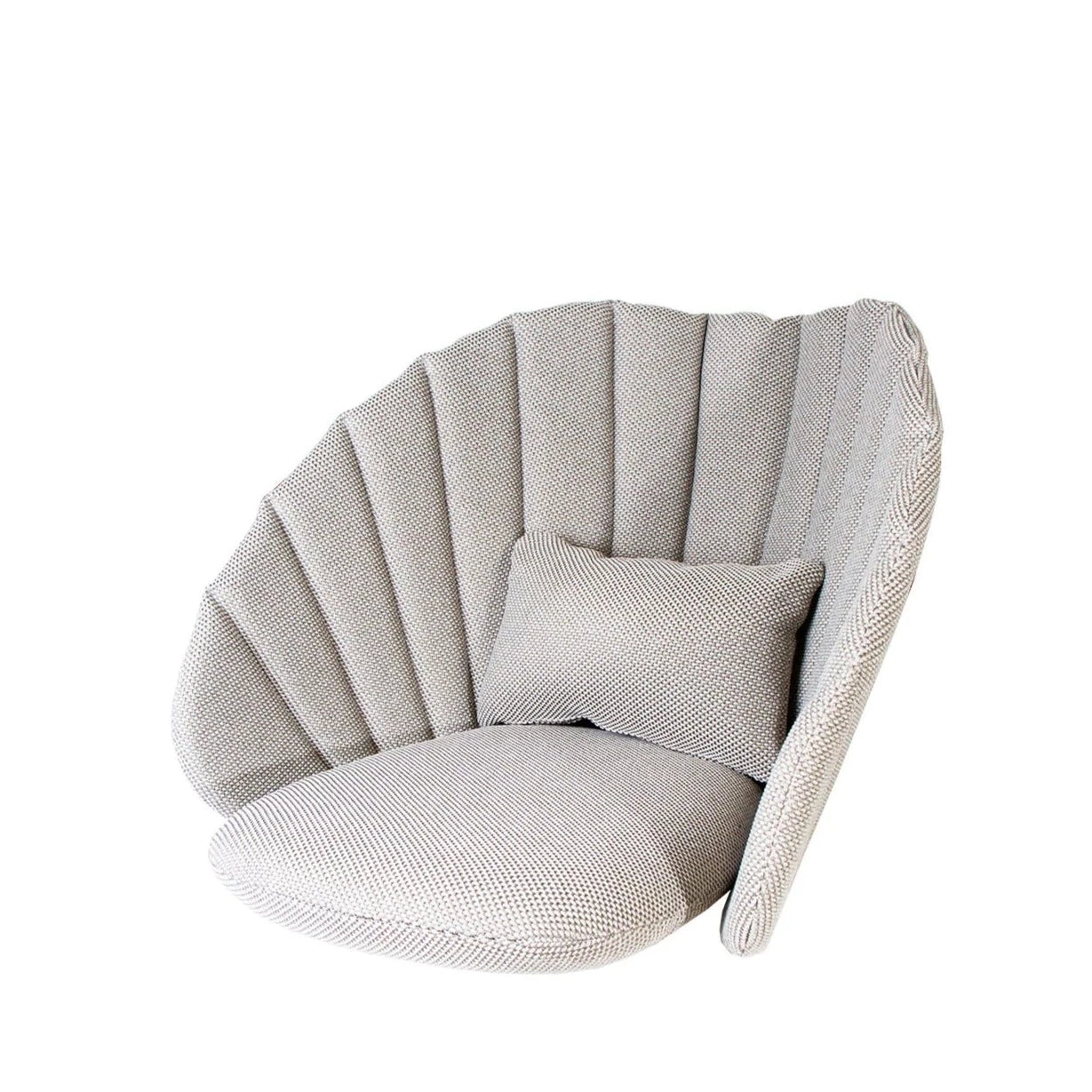 Cane-line Comfortable Peacock Lounge Chair Cushion Set with QuickDry