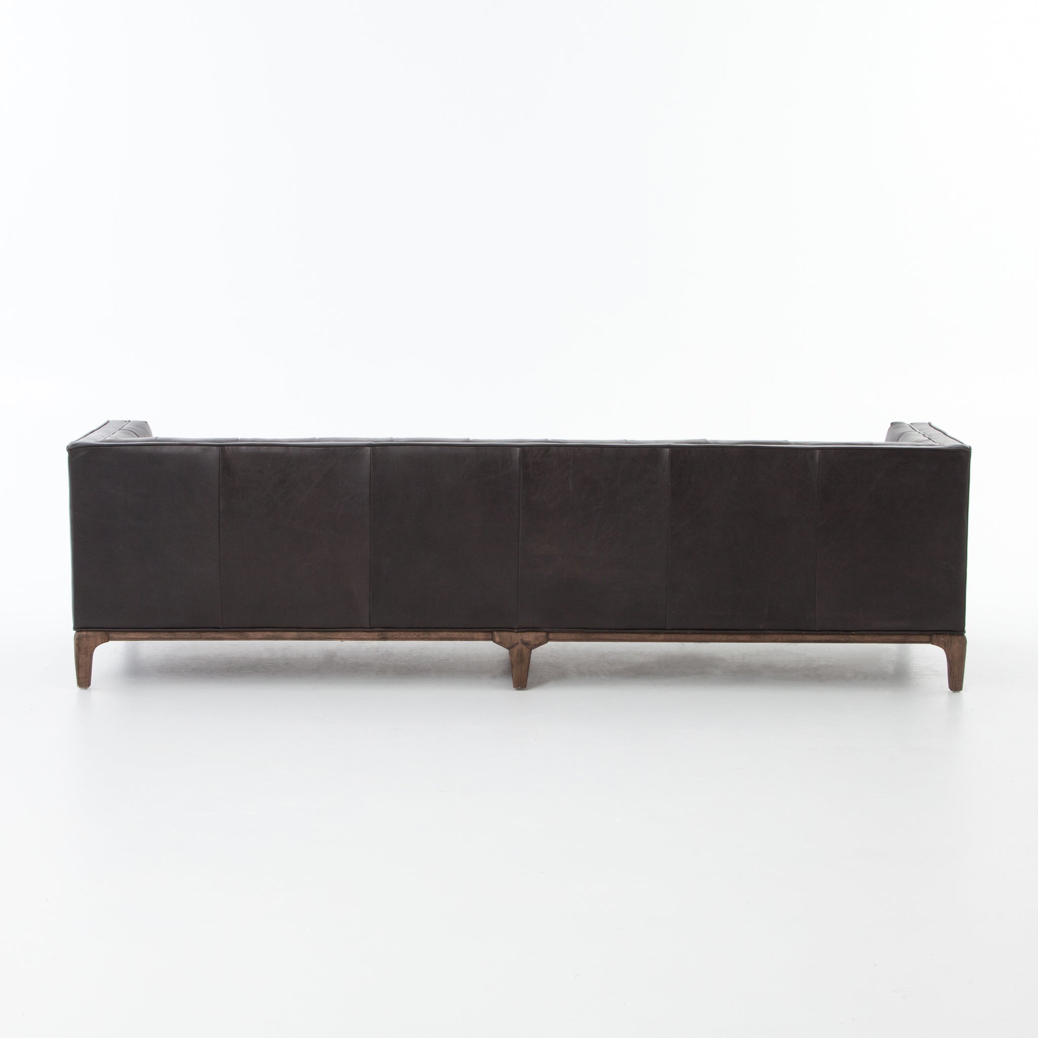 Four Hands 91-Inch Dylan Sofa in Top-Grain Leather or Sapphire Olive Fabric