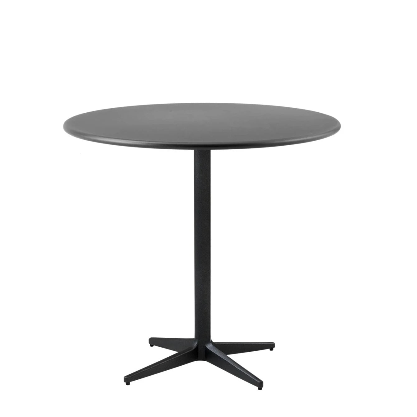 Stylish Cane-line Round Drop Café Table, 80cm Diameter