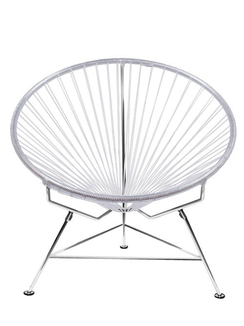 Stylish Chrome-Frame Innit Lounge Chair for Indoor & Outdoor Use