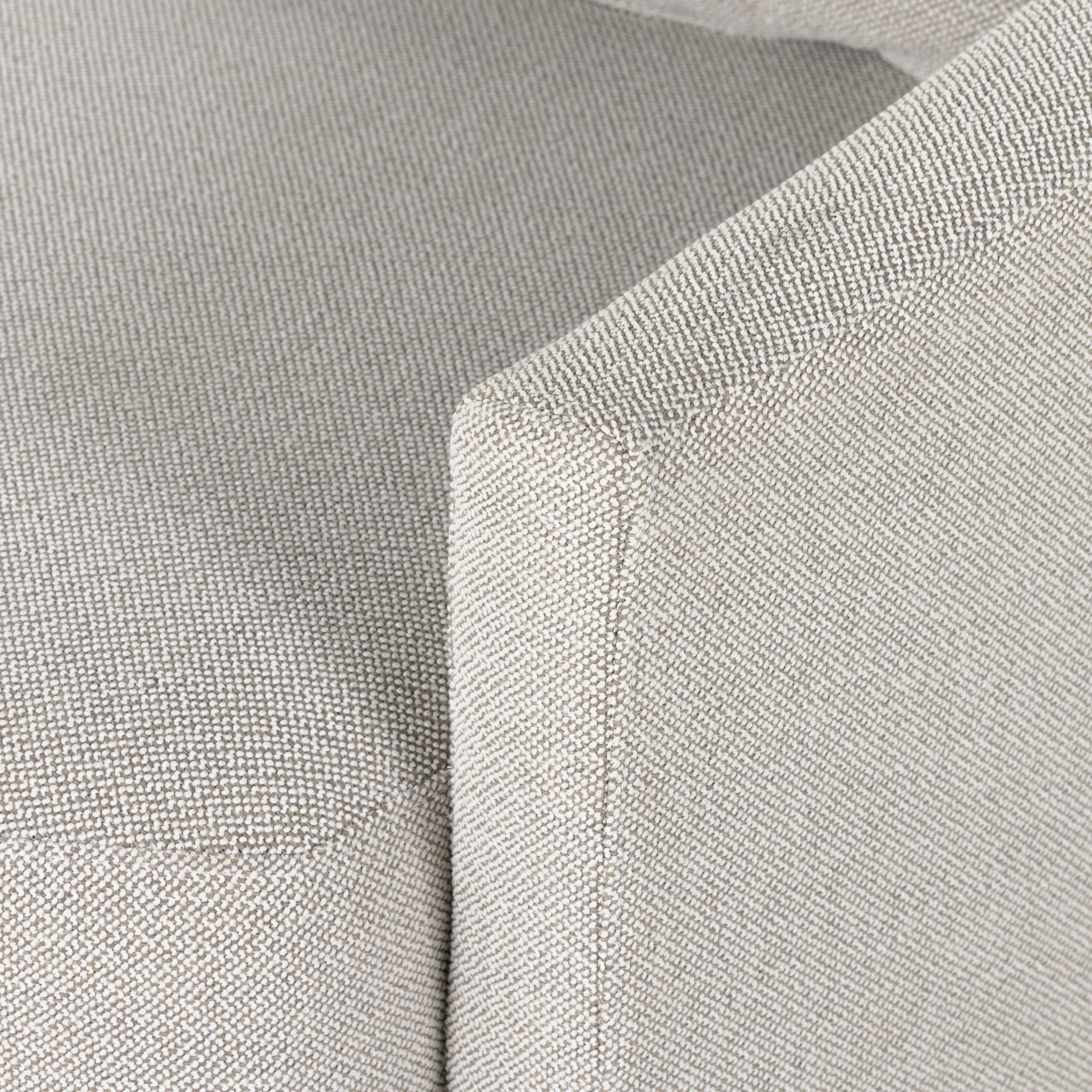 Four Hands Chloe 360-Degree Swiveling U-Shape Accent Chair with Throw Pillows