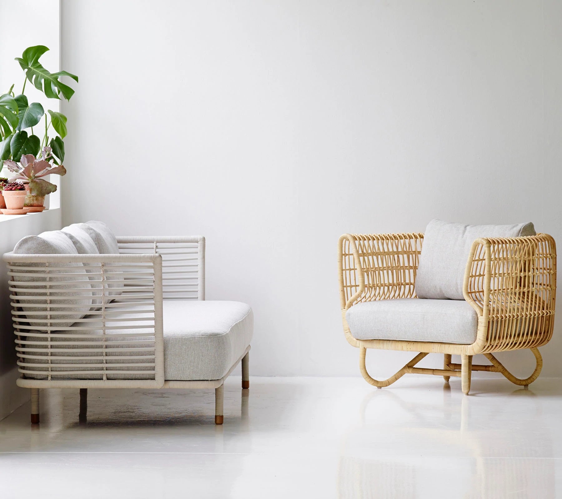 Cane-line Rattan Nest Lounge Chair - A Classic Danish-Style Seating Solution