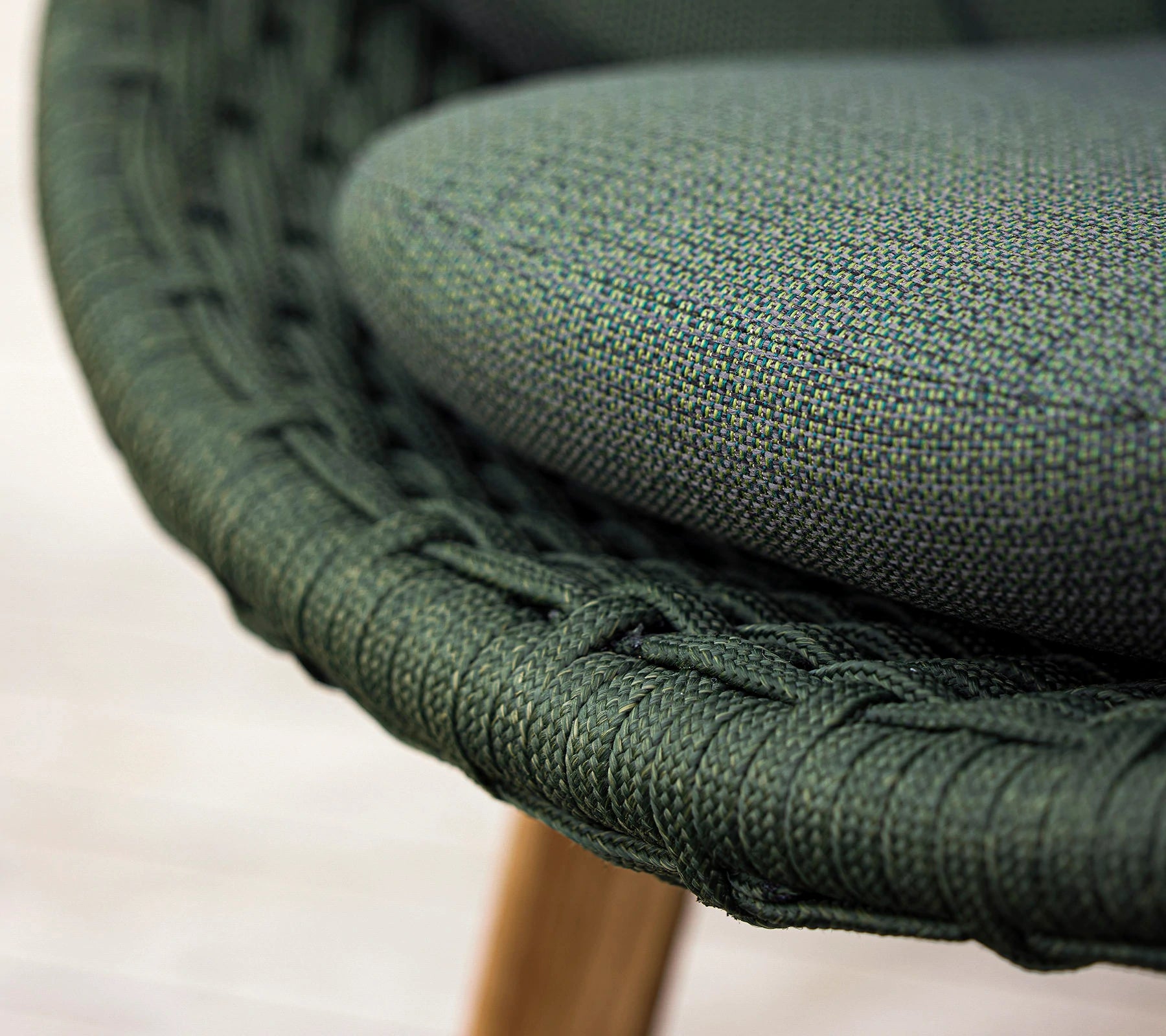 Cane-line Outdoor Peacock Lounge Chair Crafted with Soft Rope