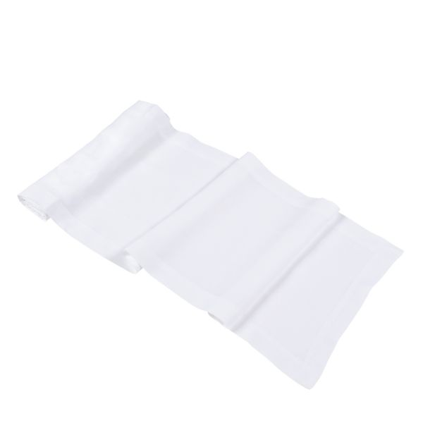 Huddleson Contemporary Luxury Italian Linen Table Runner for Elegant Dining