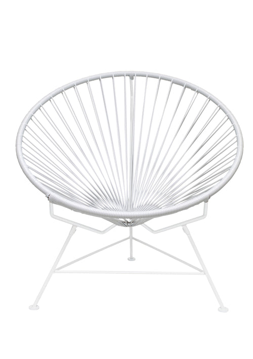 Stylish and Durable Innit Lounge Chair with White Powder - Coated Steel Frame