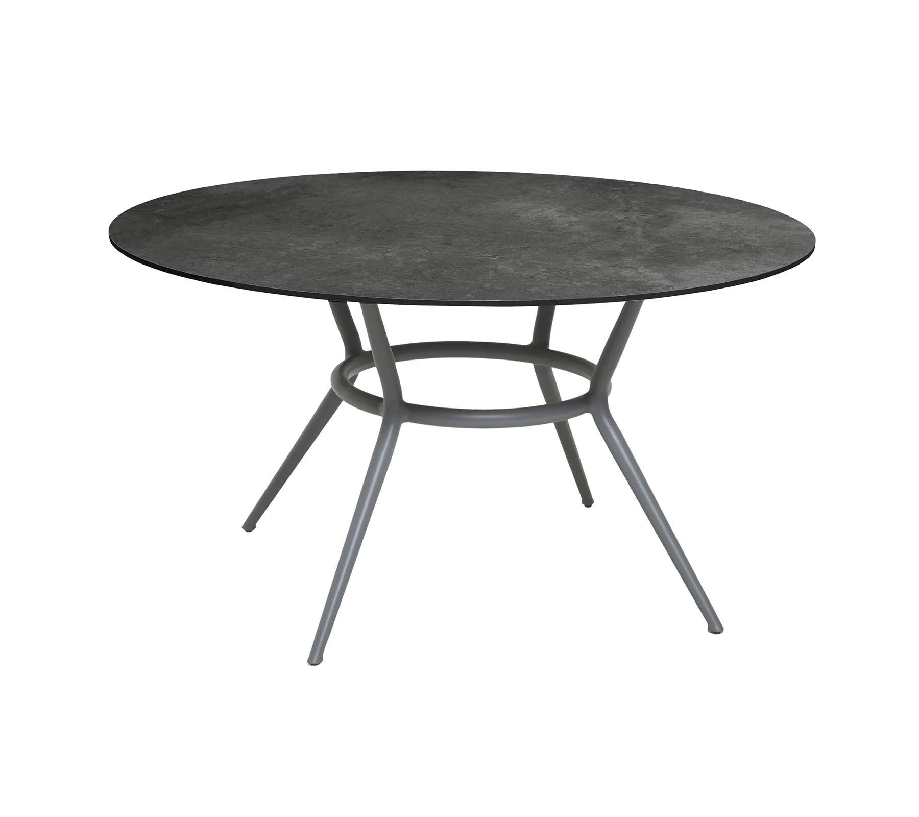 Cane-line Elegant Round Joy Dining Table with Aluminum Base