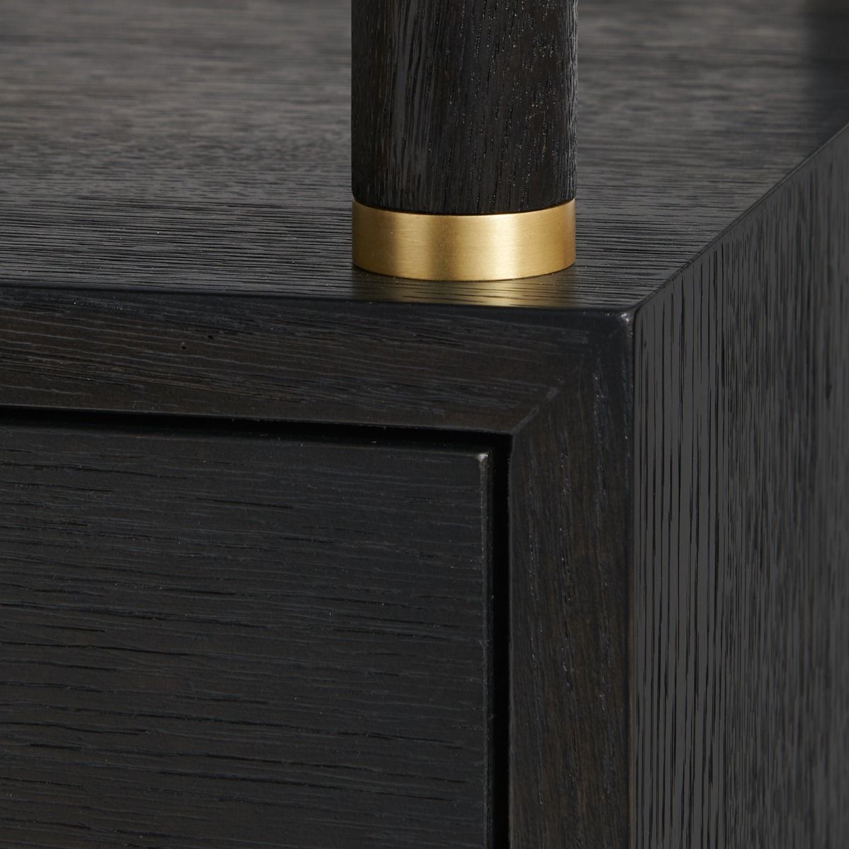 Villa & House Gabriel Single-Drawer Contemporary Side Table for End, Nightstand, or Drink Use