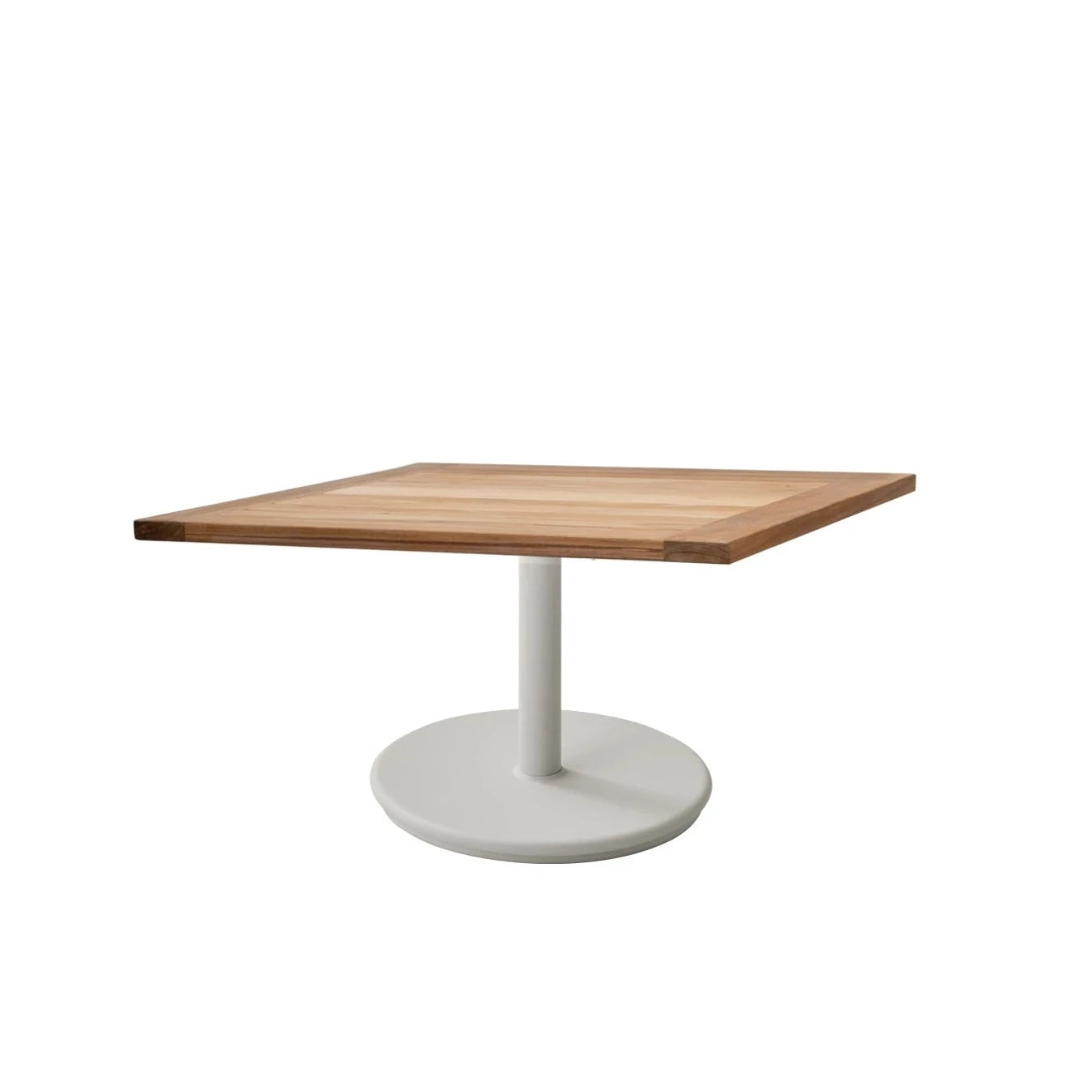 Small Base Square Teak Cane - line Go Coffee Table