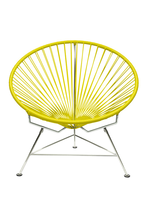 Stylish Chrome-Frame Innit Lounge Chair for Indoor & Outdoor Use