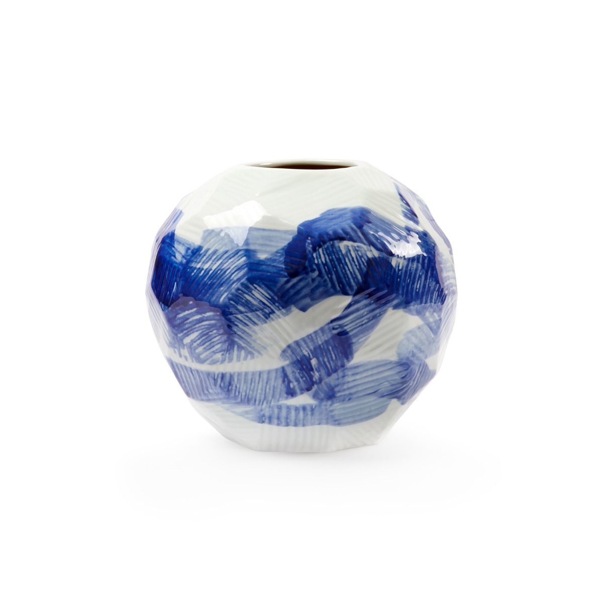 Exquisite Handmade Villa & House Hatch Glazed Porcelain Vase for Decor