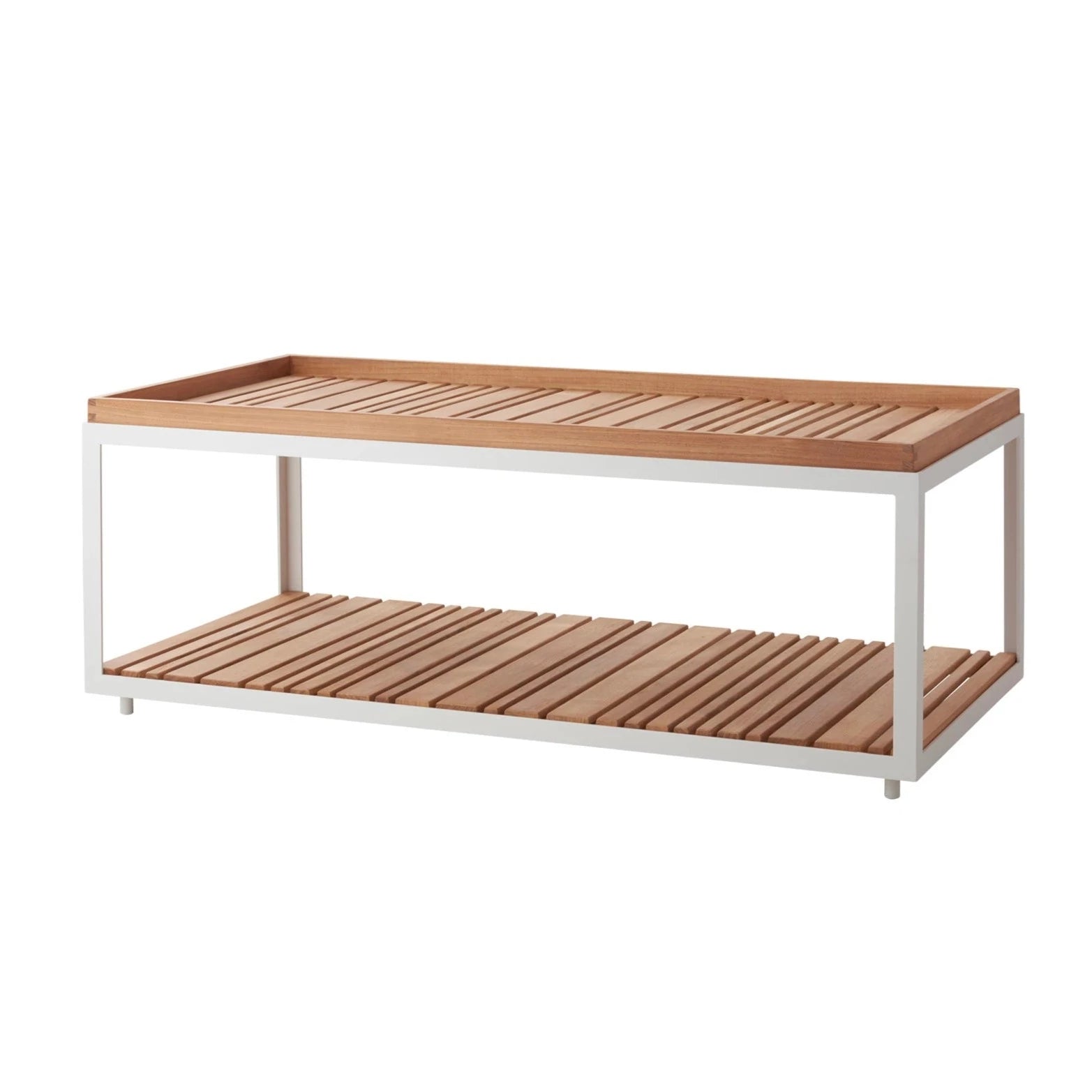 Cane-line Rectangular Level Coffee Table Base with Elegant Design