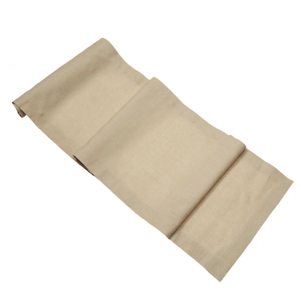 Huddleson Contemporary Luxury Italian Linen Table Runner for Elegant Dining