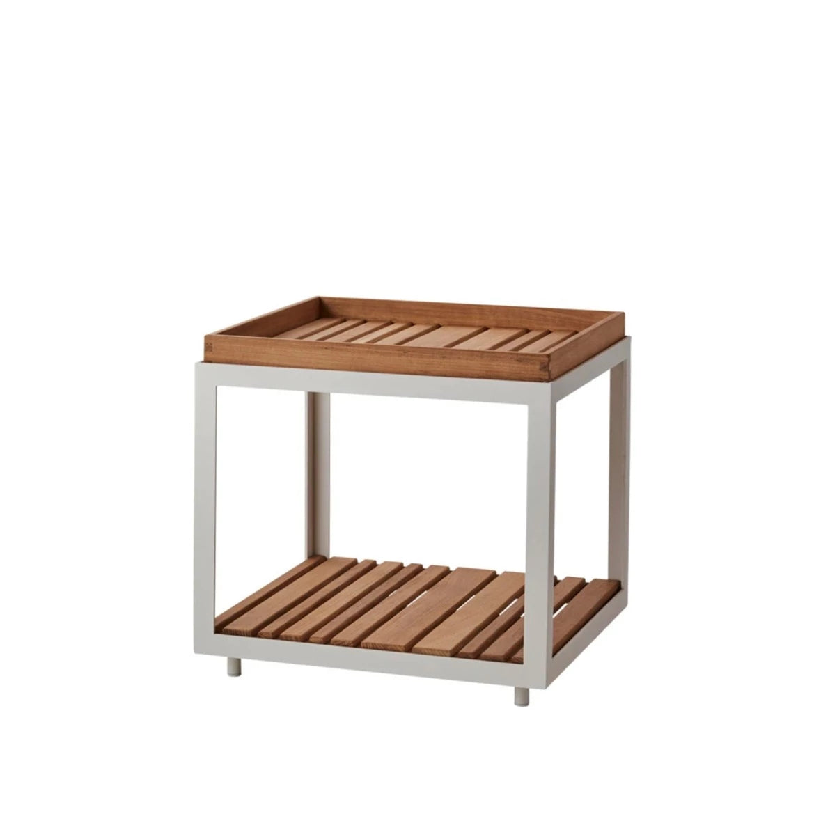 Small Cane-line Level Coffee Table with Multi - level Design