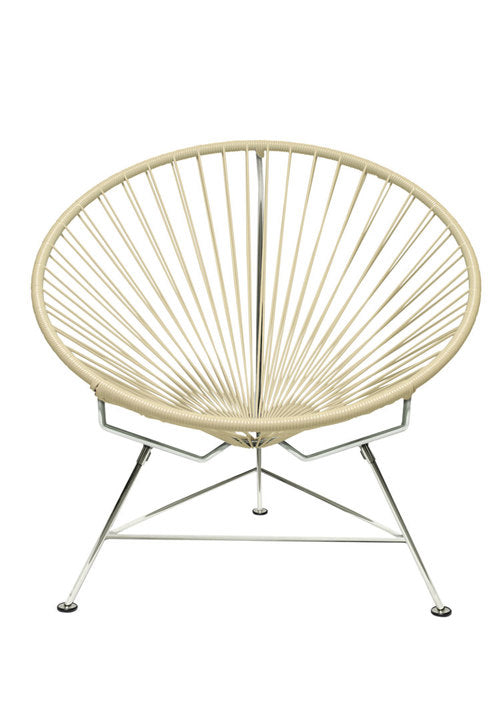 Stylish Chrome-Frame Innit Lounge Chair for Indoor & Outdoor Use