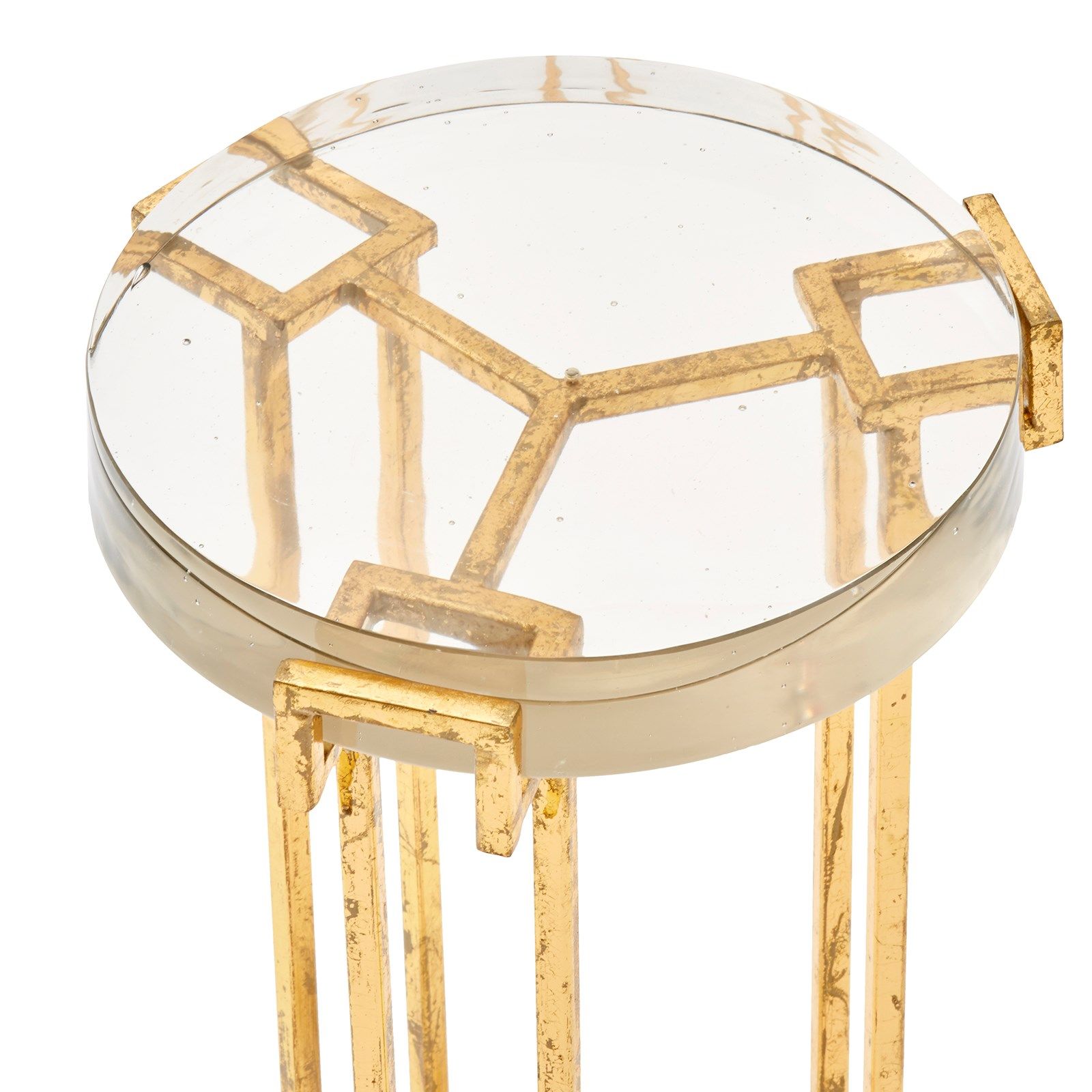 Villa & House Prism Round Luxury Side Table for Elegant Interiors