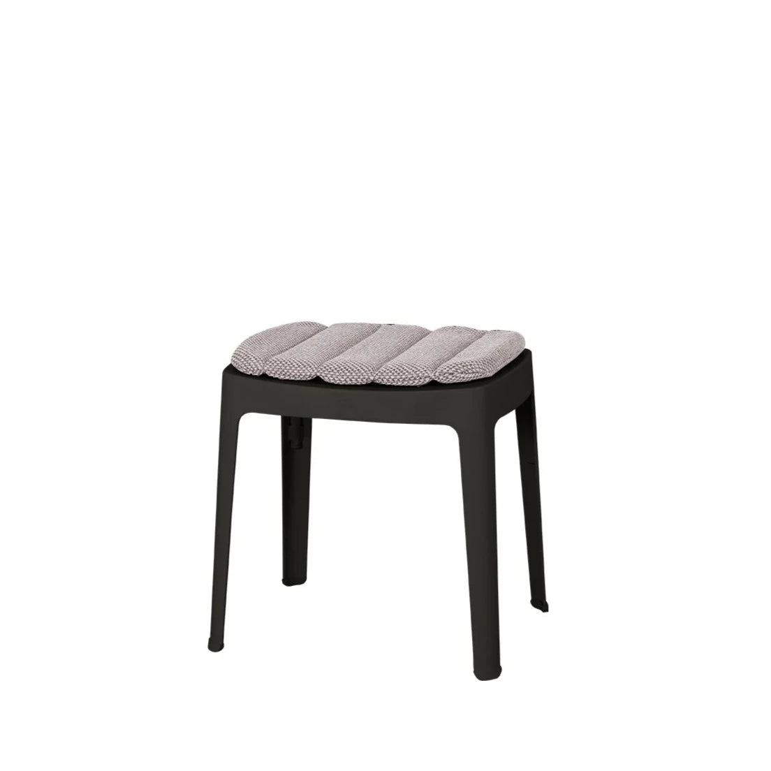 Cane-line Modern Stackable Cut Stool for Indoor and Outdoor Use