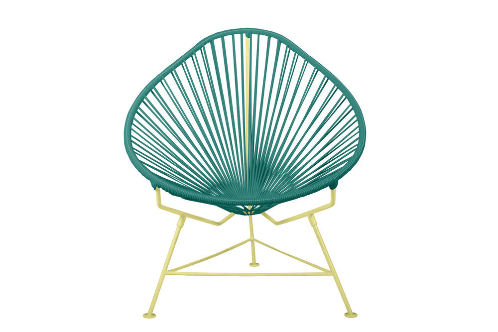 Innit Yellow Frame Acapulco-Style Outdoor Chair