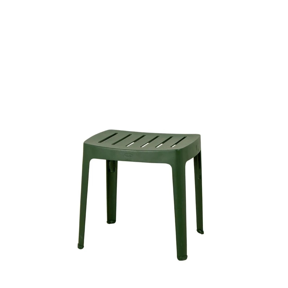 Cane-line Modern Stackable Cut Stool for Indoor and Outdoor Use