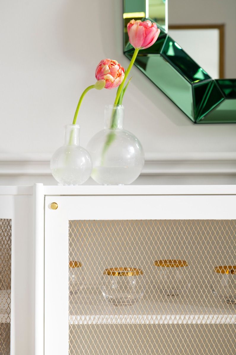 Villa & House Giorgio Hand - Blown Glass Decorative Vase, Available in Small and Large Sizes